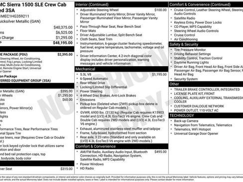 Used 2017 GMC Sierra 1500 SLE w/ SLE Value Package RWD image 5