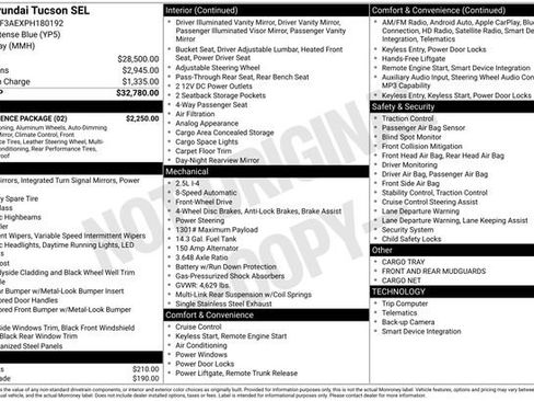 Used 2023 Hyundai Tucson SEL w/ Convenience Package FWD image 8