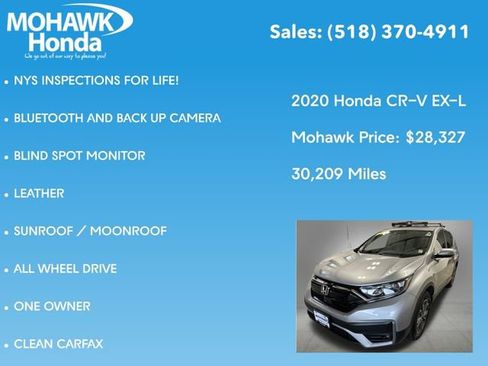 Used 2020 Honda CR-V EX-L image 7