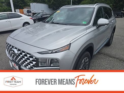 Used 2022 Hyundai Santa Fe Blue AWD/4WD image 1