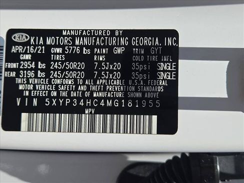 Used 2021 Kia Telluride EX w/ EX Premium Package FWD image 26