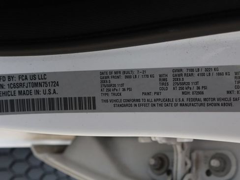 Used 2021 RAM 1500 Laramie AWD/4WD image 57