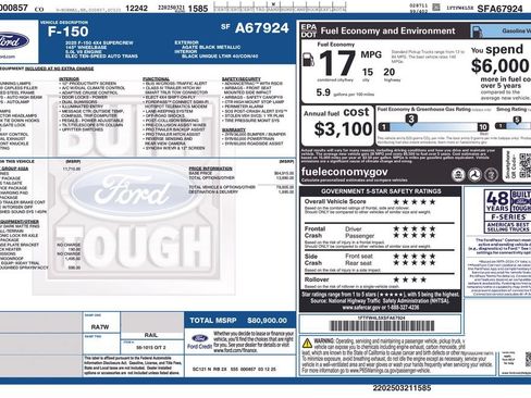 Used 2025 Ford F150 Tremor w/ Equipment Group 402A High AWD/4WD image 38