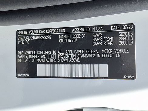 Used 2024 Volvo S60 B5 Core w/ Climate Package AWD/4WD image 27
