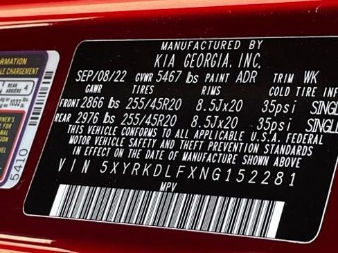 Used 2022 Kia Sorento SX Prestige image 39