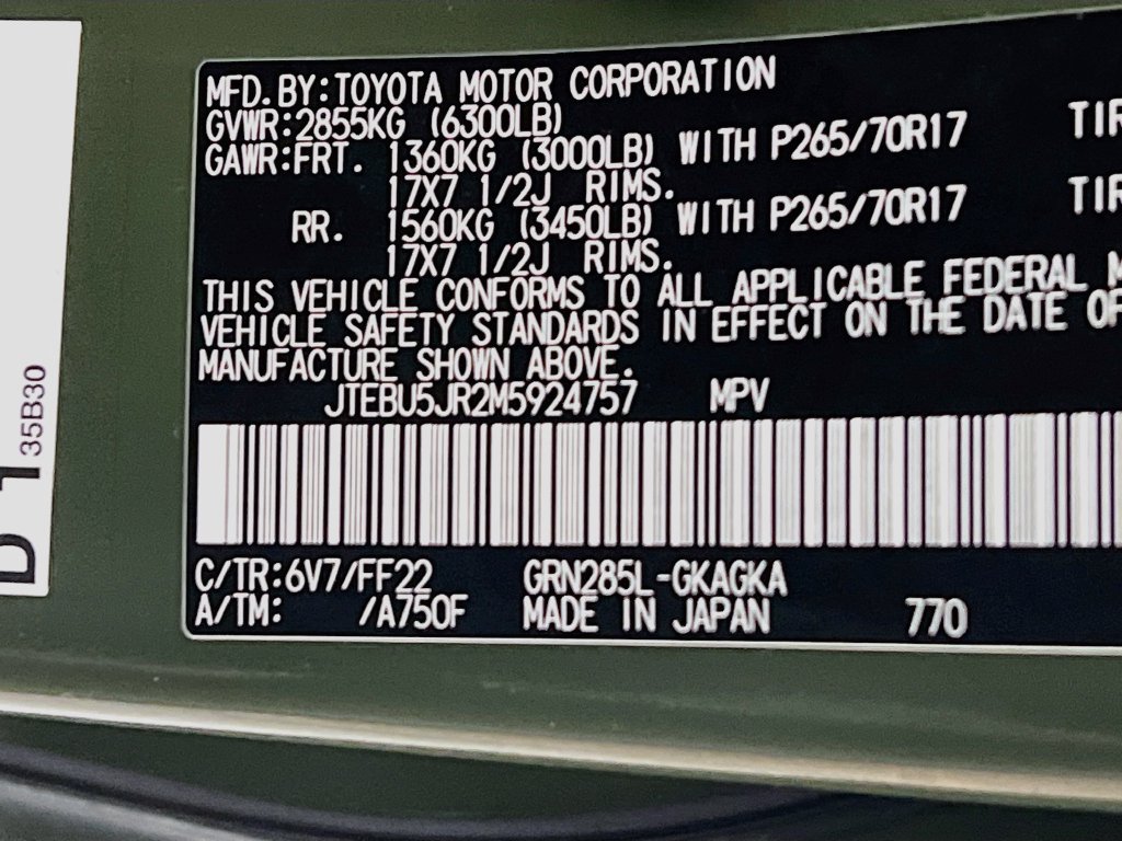 Used 2021 Toyota 4Runner Trail Special Edition AWD/4WD image 27