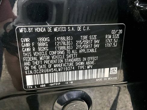 Used 2020 Honda HR-V EX image 19