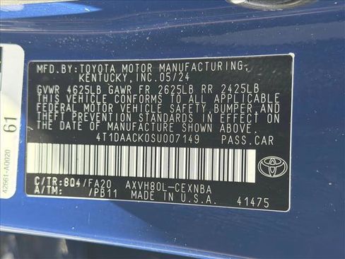 Used 2025 Toyota Camry LE FWD image 26
