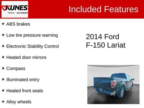 Used 2014 Ford F150 Lariat w/ Equipment Group 502A Luxury AWD/4WD image 3