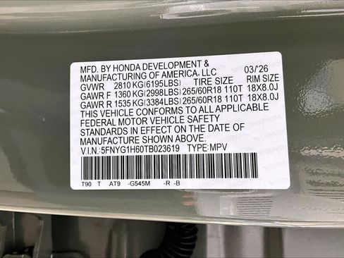 Used 2026 Honda Pilot TrailSport image 35