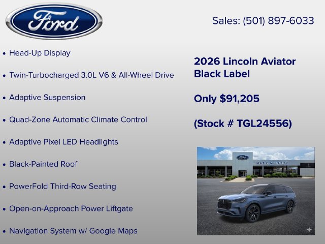 New 2026 Lincoln Aviator Black Label w/ Black Label Special Edition AWD/4WD image 12