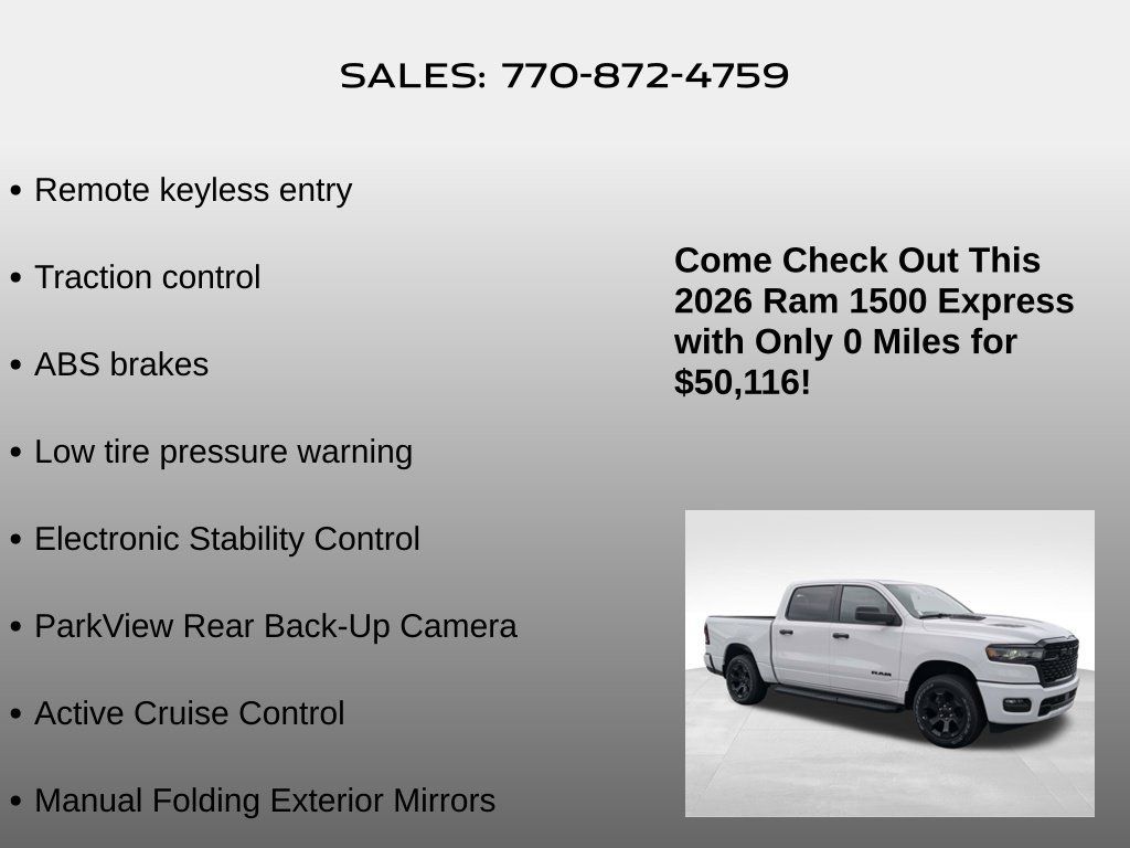 New 2026 RAM 1500 Express AWD/4WD image 5