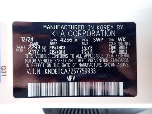 Certified 2025 Kia Seltos SX w/ SX Sunroof Package image 11