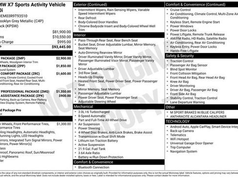 Used 2024 BMW X7 xDrive40i w/ M Sport Package image 10