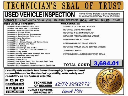 Used 2023 GMC Yukon Denali w/ Max Trailering Package image 2