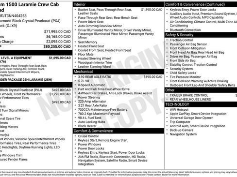 Used 2022 RAM 1500 Laramie AWD/4WD image 45
