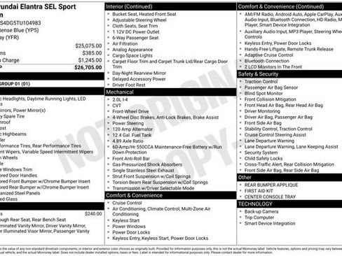New 2026 Hyundai Elantra SEL Sport image 26