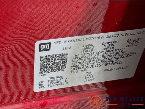 Used 2023 Chevrolet Equinox LT AWD/4WD image 38