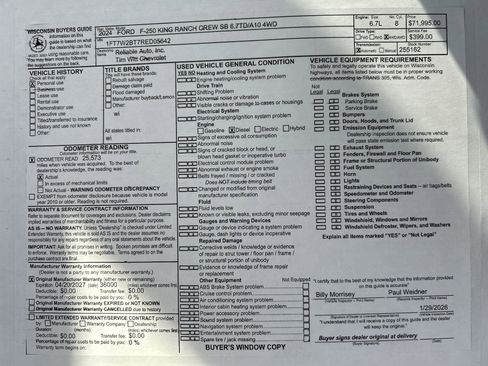 Used 2024 Ford F250 Lariat w/ Lariat Ultimate Package image 10