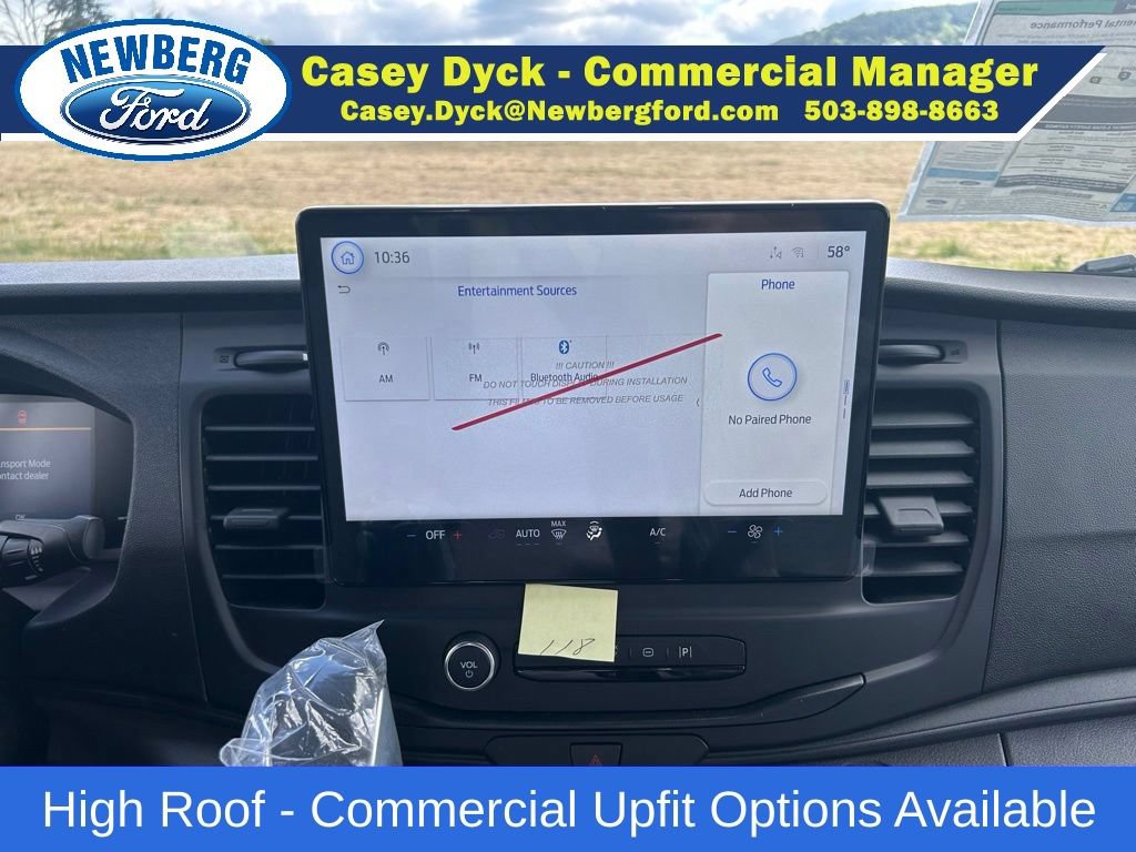 New 2026 Ford Transit 250 148 High Roof w/ Load Area Protection Package RWD image 13