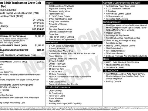 Used 2020 RAM 3500 Tradesman w/ Towing Technology Group image 15