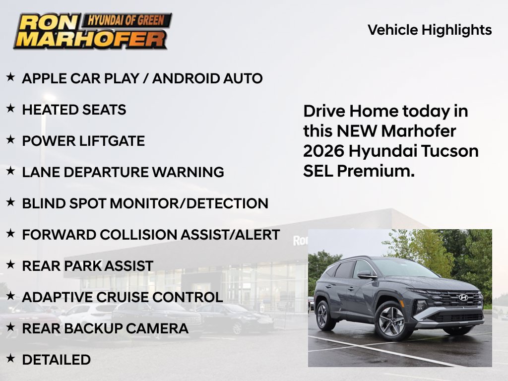 New 2026 Hyundai Tucson SEL AWD/4WD image 15