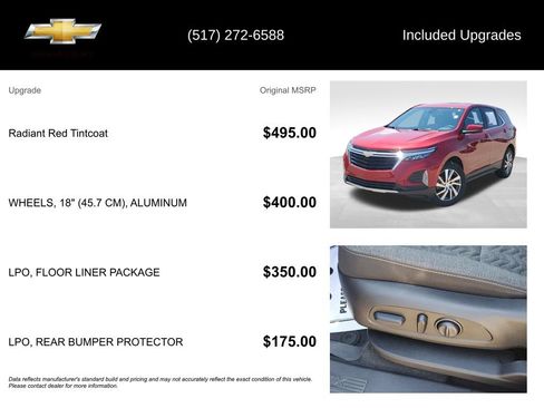 Used 2024 Chevrolet Equinox LT w/ LPO, Floor Liner Package AWD/4WD image 15
