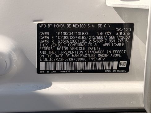 Certified 2024 Honda HR-V LX image 28