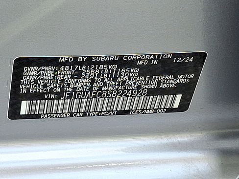 Certified 2025 Subaru Impreza 2.0i Sport image 26