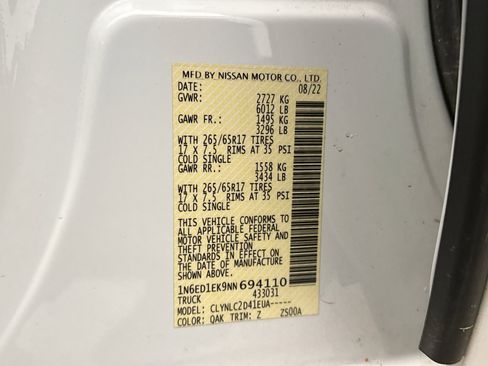 Used 2022 Nissan Frontier SV image 11