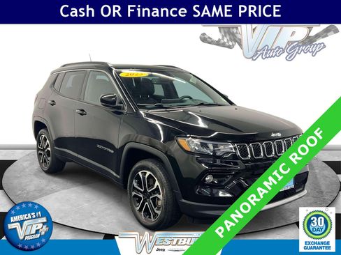 Certified 2023 Jeep Compass Limited w/ Sun and Sound Group AWD/4WD image 1