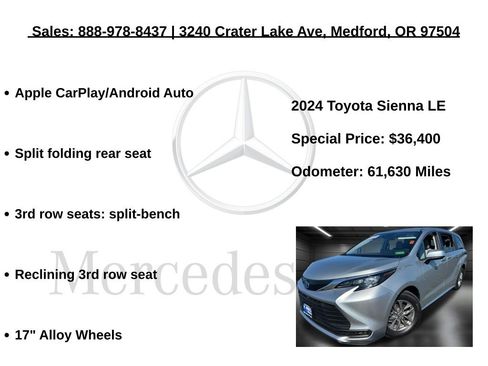 Used 2024 Toyota Sienna LE image 10