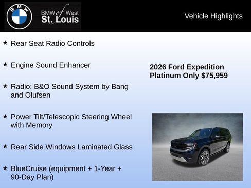 Used 2026 Ford Expedition Platinum w/ Platinum Ultimate Package AWD/4WD image 16