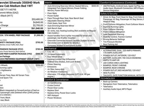 New 2026 Chevrolet Silverado 3500 W/T image 7