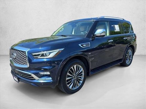 Used 2019 INFINITI QX80 Luxe w/ 22" Wheel Package AWD/4WD image 1