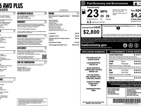Used 2024 Volvo XC90 B6 Plus image 68