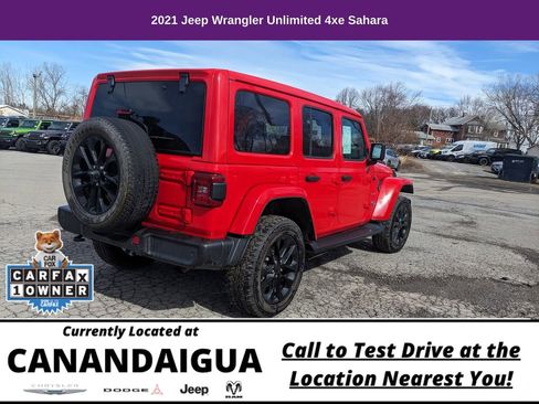 Used 2021 Jeep Wrangler Unlimited Sahara w/ Cold Weather Group AWD/4WD image 7