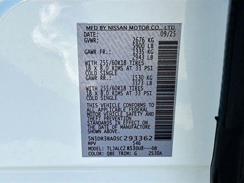 New 2025 Nissan Pathfinder SV w/ Cargo Package image 32