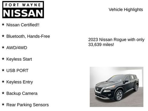 Certified 2023 Nissan Rogue SV image 7