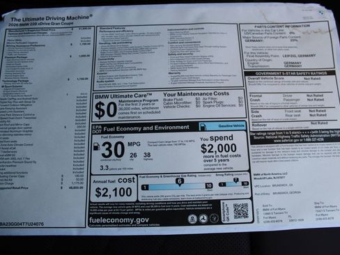 Used 2026 BMW 228i xDrive w/ Technology Package image 33