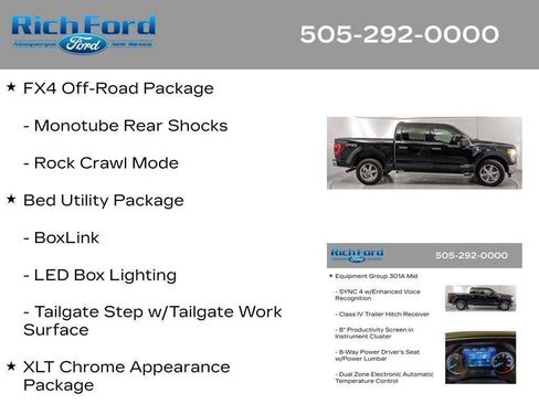 Certified 2023 Ford F150 XLT w/ Equipment Group 301A Mid AWD/4WD image 79