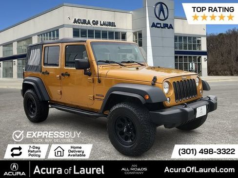 Used 2014 Jeep Wrangler Unlimited Sport w/ Quick Order Package 23S AWD/4WD image 1