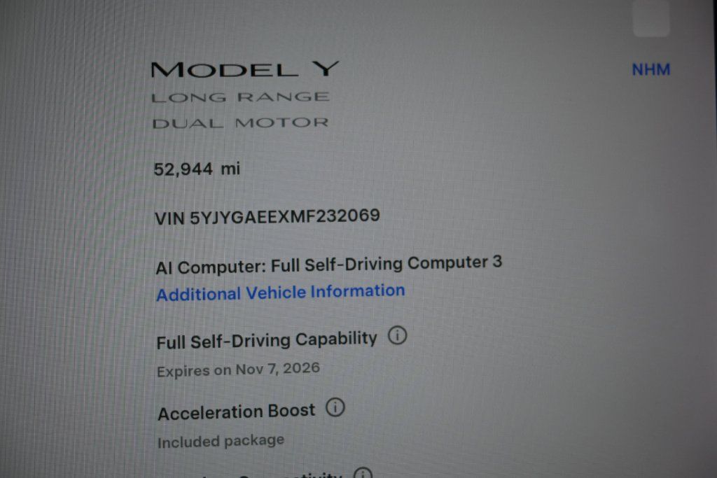 Used 2021 Tesla Model Y Long Range AWD/4WD image 22