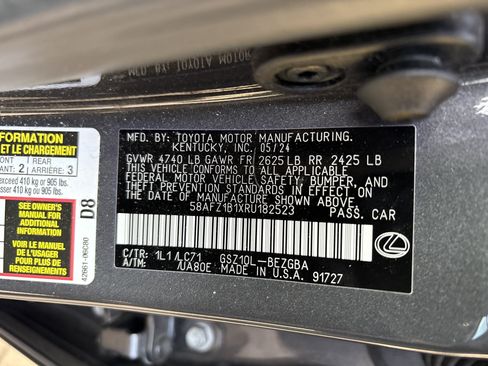 Certified 2024 Lexus ES 350 Ultra Luxury image 35