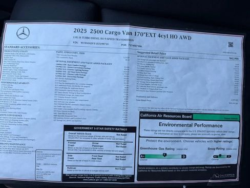 Used 2025 Mercedes-Benz Sprinter 2500 image 9