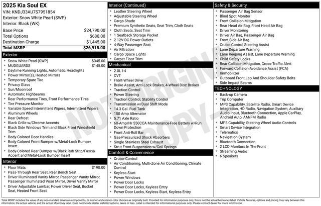 Used 2025 Kia Soul EX FWD image 2