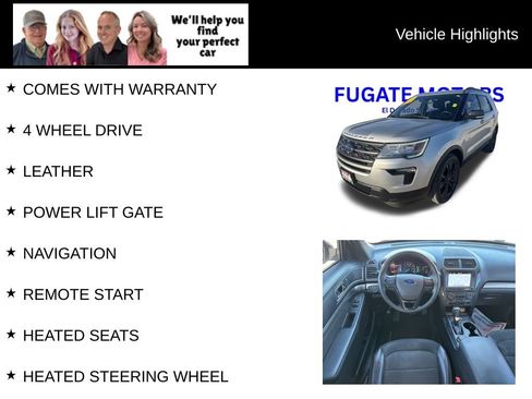 Used 2018 Ford Explorer XLT w/ Equipment Group 202A image 8