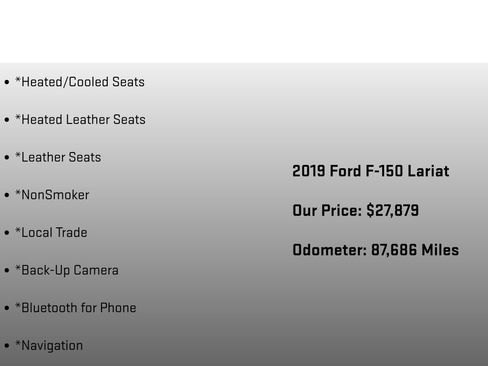 Used 2019 Ford F150 Lariat w/ Equipment Group 502A Luxury image 12