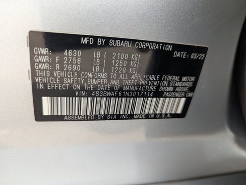 Used 2022 Subaru Legacy Premium AWD/4WD image 34