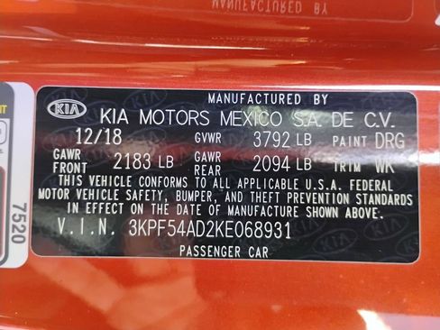 Used 2019 Kia Forte EX w/ Option Group 020 FWD image 74